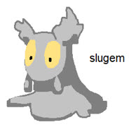 Slug my digits (slugma pokemon meme doodle ms_paint)