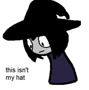 Morguie hat (morguie 4chan [s4s] doodle ms paint girl witch)