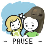 Game night pause (cute girl monster_girl adventure pause knight cool sketchbook)