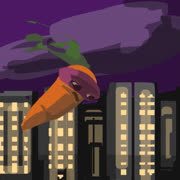Masked carrot (carrot fighter cool night sketchbook)