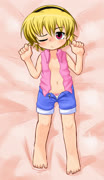 Satokoooo oooo (higurashi_no_naku_koro_ni higurashi satoko_houjou girl loli panties feet)