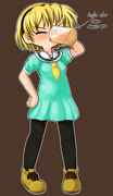 Satokobeer2 (higurashi_no_naku_koro_ni higurashi satoko_houjou girl loli)