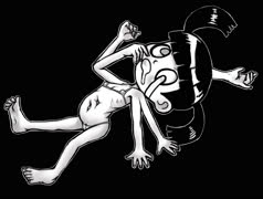 Monolaykini (yume_nikki monoko belly feet toes drool blush bikini micro_bikini)