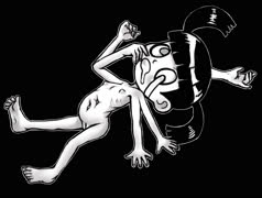 Monolay (yume_nikki monoko belly feet toes drool blush nipples pussy nude)