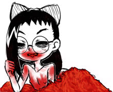 Cheetozuki (chaos_hazuki cheetos flaming_hot_cheetos nude cheeto_dust ojamajo_doremi hazuki_fujiwara nipples food)