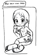 Miunudes (miu nude feet blush drawing ichigo_mashimaro)