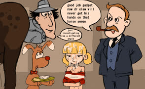 Gadget horse3 (horse anal inspector_gadget penny_gadget chief_quimby brain_gadget nipples cum)