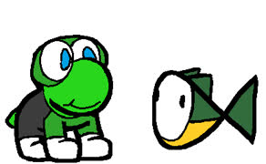 Green MOP and aquafishe (mop steve fishe meme [s4s] 4chan ms_paint)