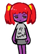 Le boredy (girl cute bury variant meme [s4s] ms_paint)