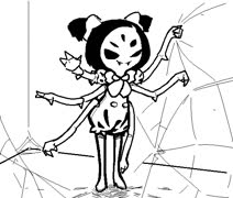 Spoid a (muffet undertale spider girl cute monster_girl monster ms_paint)