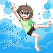 Lily 3d anniversary (lilyhops loli cute girl vtuber)