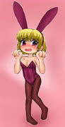 Satokobune (satoko_houjou bune bunny_ears girl pantyhose blush higurashi_no_naku_koro_ni higurashi)