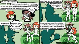 laundry day (nude comic loli witches exhibitionism)