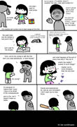 Look it's oc (comic cute girl japan manga parody chibi doodle ms_paint)
