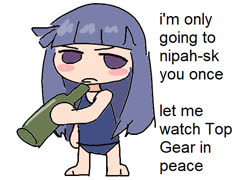 Rika chama (doodle higurashi girl cute furude_rika swimsuit drunk ms_paint)