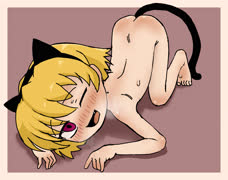 Catoko (satoko_houjou higurashi_no_naku_koro_ni nude ass cat_ears cat_tail girl)