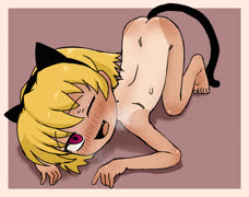 Catokotanned (satoko_houjou higurashi_no_naku_koro_ni nude ass cat_ears cat_tail girl tanlines tan)