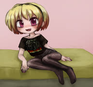 Satoko kings field (girl satoko_houjou higurashi_no_naku_koro_ni kings_field stockings)