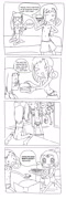 Burgercomic (burger ojamajo_doremi asuka_momoko segawa_onpu hazuki_fujiwara nude waffles food comic 3girls)