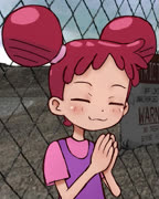Doremigecko (ojamajo_doremi doremi_harukaze blush girl)