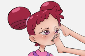 Doremifeettime (ojamajo_doremi doremi_harukaze blush girl feet smell toes)