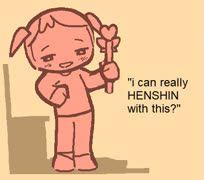 Yeah it's magic (imouto style doodle magic magical_girl mahou_shoujo pink ms_paint girl cute)