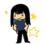 Asian GORL (girl cute asian_gorl doodle ms_paint)