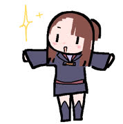 Quik akko (akko doodle ms_paint little_witch_academia)