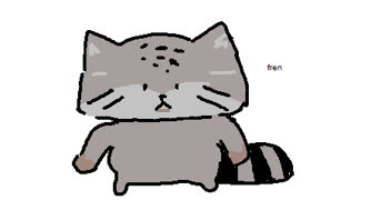 Smollest chungus (manul cat animal cute small meme doodle ms_paint)