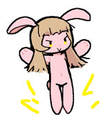 Magical lumi (bune pink meme doodle ms_paint)