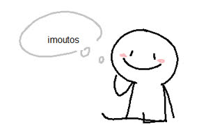 Dat imo dream (doodle meme imouto thinking think guy ms_paint)