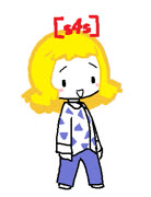 Lucy is back (lucy 4chan meme girl cute ms_paint chibi)