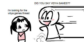 Vidyagames (meme cute funny uoh 4chan ms_paint doodle)