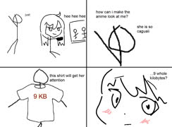 Just anime (ms_paint doodle anime meme 4chan)