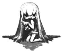 Rawer (girl style angry monochrome long_hair sketchbook)