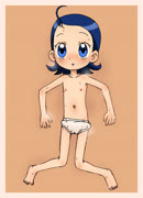 Aikonud (senoo_aiko feet panties ojamajo_doremi blush sweat steam girl nipples topless)