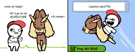 Lopunny comic (pokemon cute girl animal bune comic fsjal ms_paint)