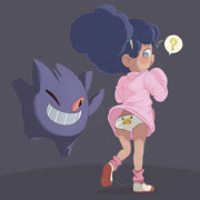 Pokeeemogaskjgah (vashti_(pokemon) loli girl panties pokemon gengar)
