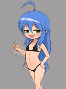 Konataok (izumi_konata lucky_star bikini girl loli)