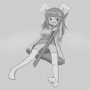 Bamboo (girl loli bottomless bunny_ears)