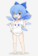Chirunooooo (cirno touhou panties girl loli)