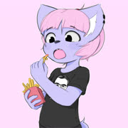 fries (liz furry girl loli food)