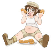Fatfio (fio_germi fat tummy food eating)