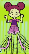 Doremigetsfingered (ojamajo_doremi doremi_harukaze green hazuki_fujiwara shitposting shorts socks groping)