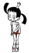 Monokobutt (monoko yume_nikki ass bloomers blush)