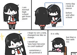 Kokoro (comic girl cute japan life doodle ms_paint)