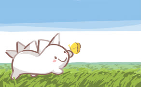 Spikedog grassland (spikedog grass butterfly animal cute 4chan [s4s] meme sketchbook)