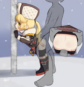 Hook comm2 (honkai_star_rail hook_(honkai_star_rail) loli girl sex rape penis ass male)