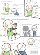 Old friends comic 2 (comic doodle childhood_friends friends girl cute ms_paint animal)