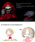 Undead comic (comic undead lich demon girl cute transformation ms_paint)